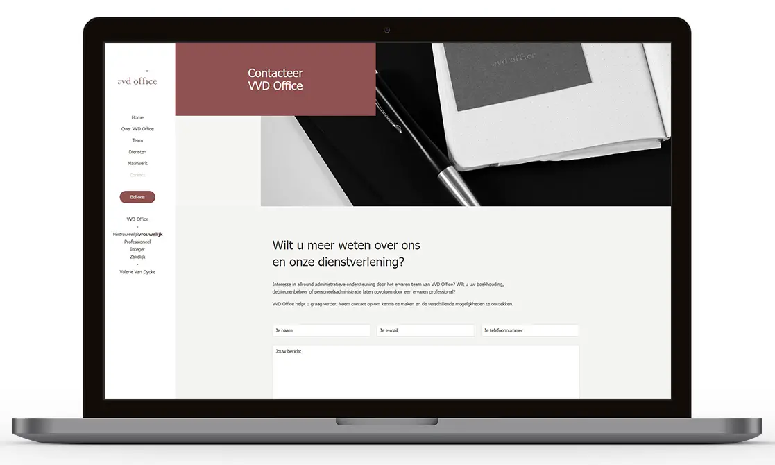 Webdesign VVD Office