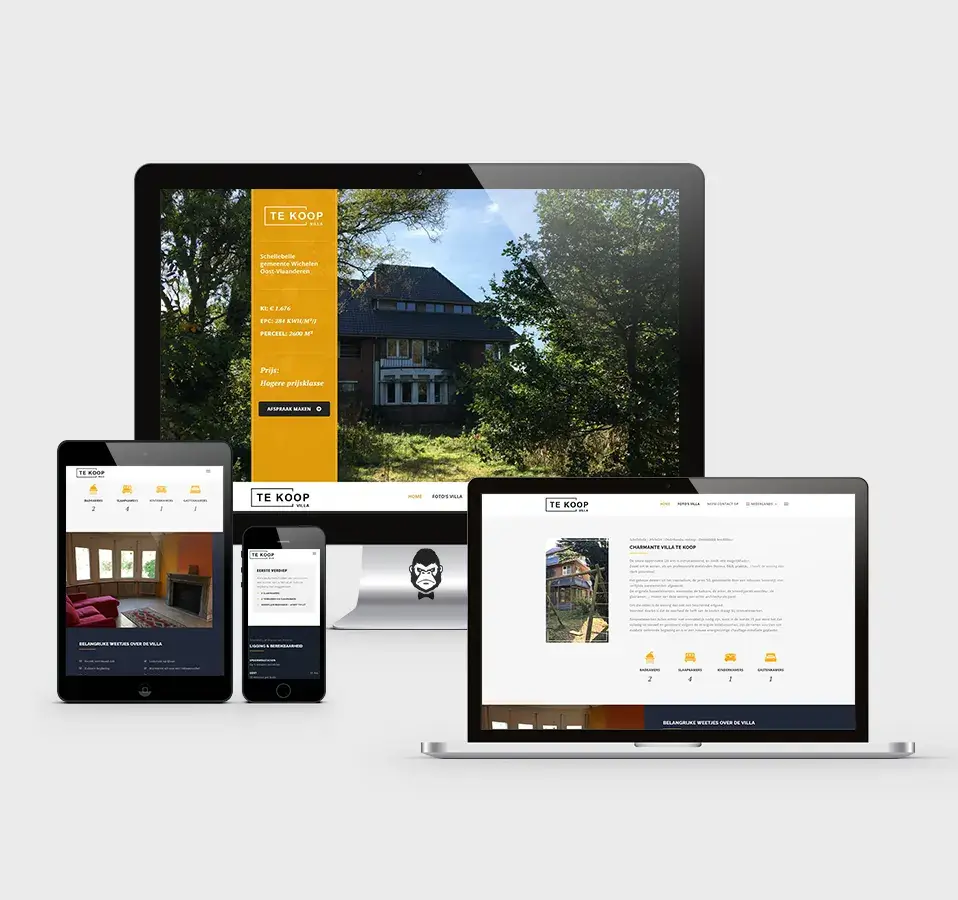 Webdesign Villa te koop