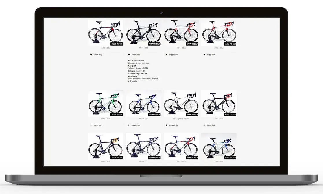 Webdesign Museeuw bikes
