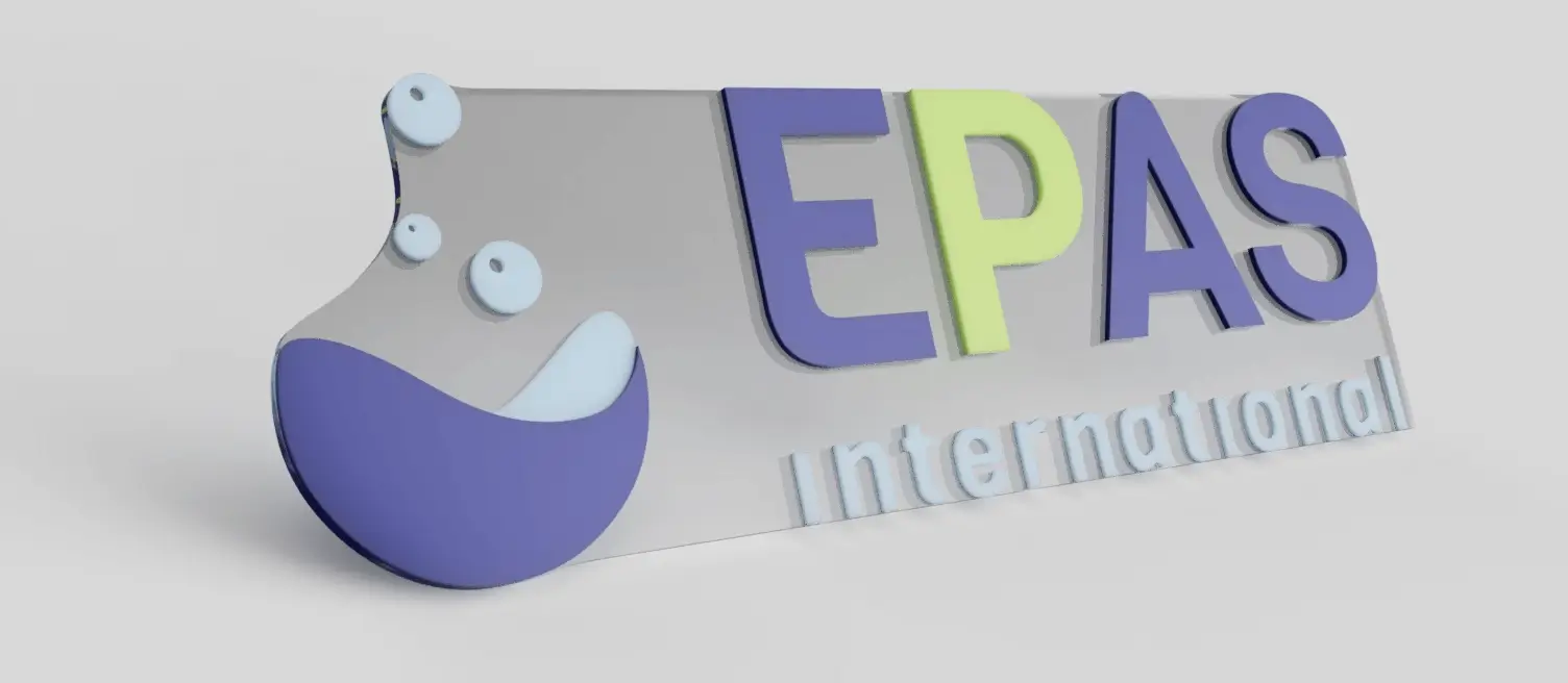 3D lasercutting logo Epas