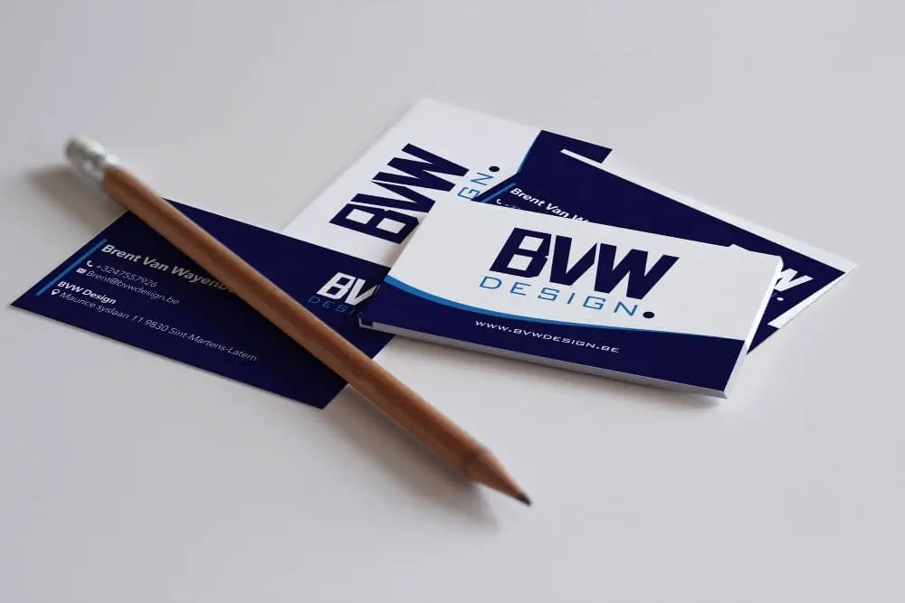 Naamkaartje BVW Design