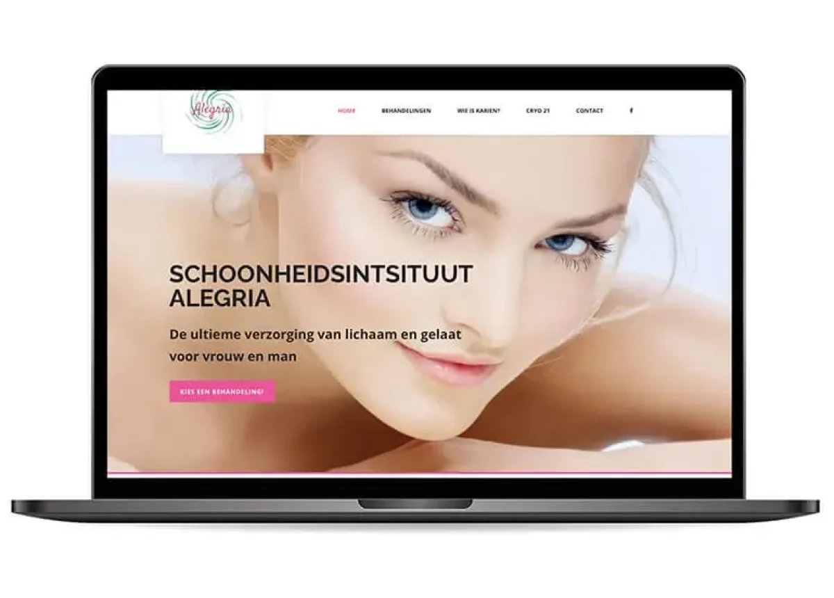 ontwerp website schoonheidsinstituut - Knappe Websites - webdesign-Gent