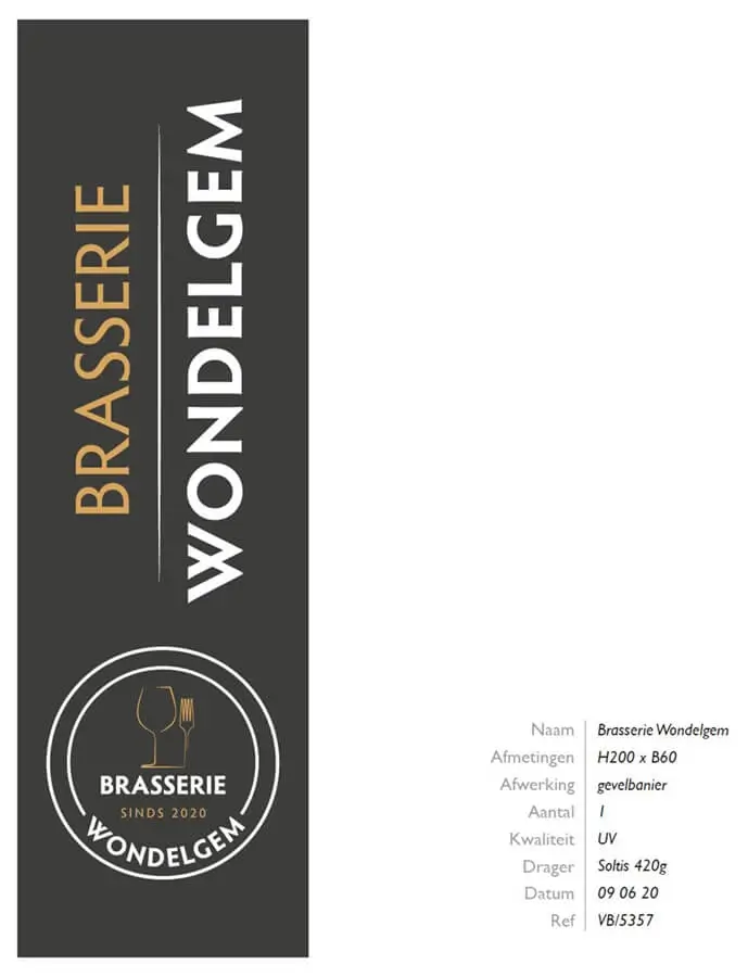 Doek Brasserie Wondelgem