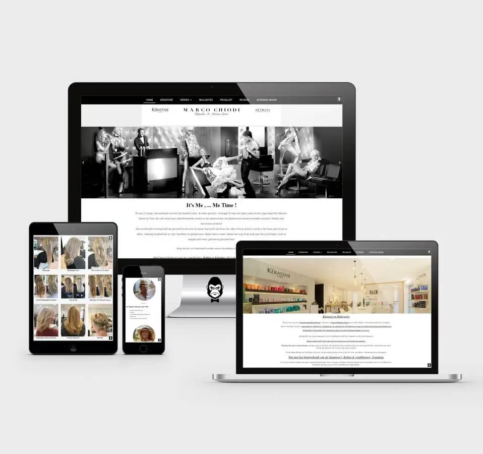 ontwerp website Marco Chiodi - webdesign Gent - Knappe Websites
