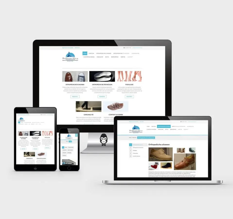 ontwerp website Orthopedica - webdesign Gent - Knappe Websites